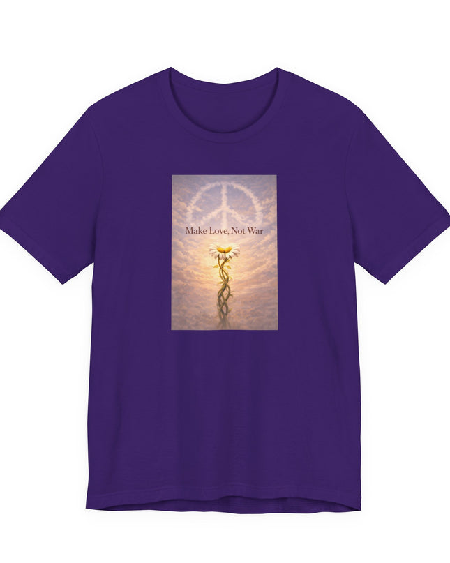 "Make Love Not War" Unisex Jersey Short Sleeve Tee