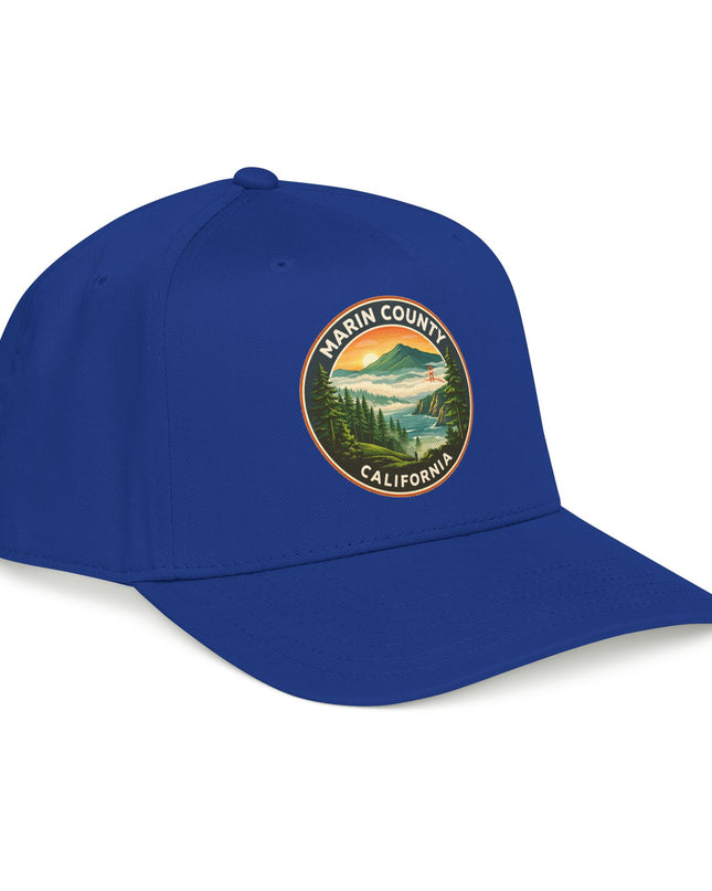 "Marin County, Above the Fog" Mid Profile Baseball Cap
