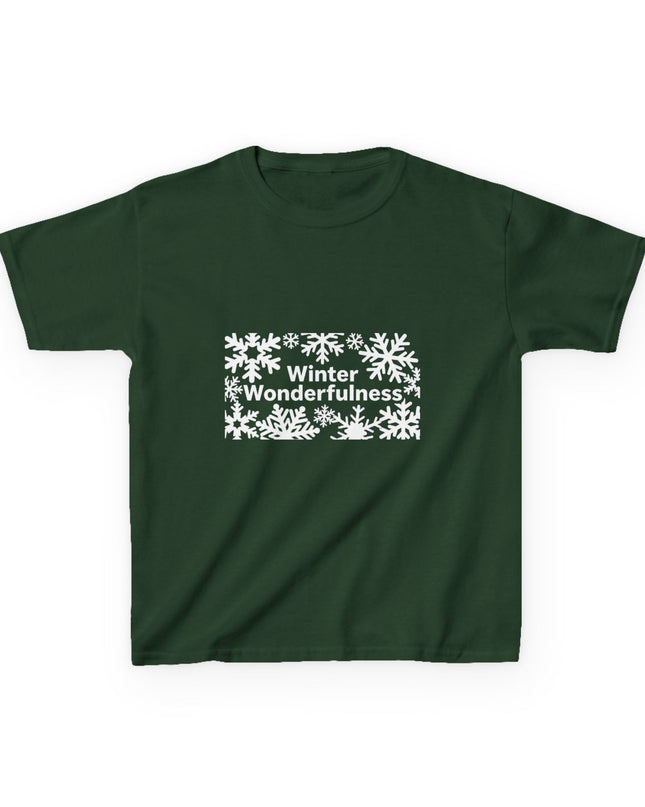 "Winter Wonderfulness" Kids Heavy Cotton Tee