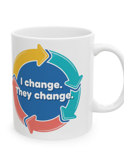 "I Change. They Change" Ceramic Mug, (11oz, 15oz)
