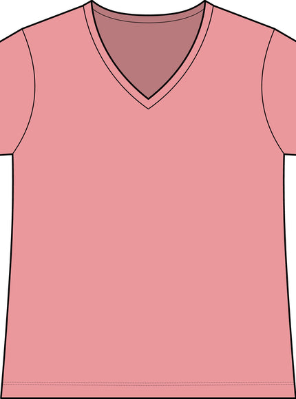 "Rooted in my Centerpoint" Women's Fine Jersey V-Neck Tee