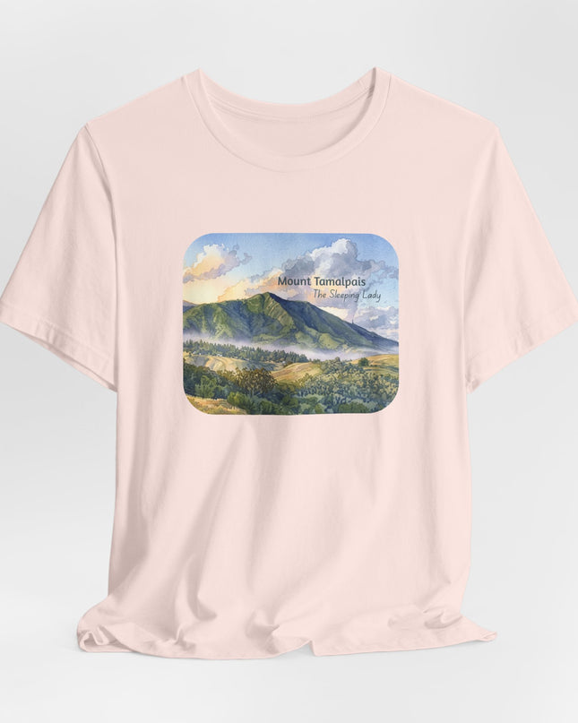 "Mount Tamalpais, the Sleeping Lady" Unisex Jersey Short Sleeve Tee