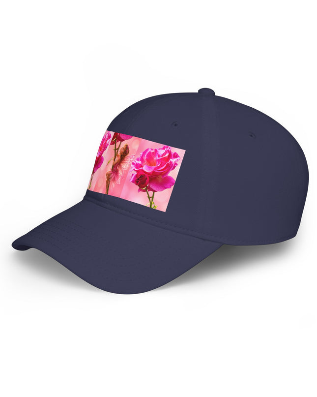 "Fairy Rose" Low Profile Baseball Cap