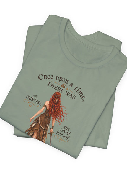 "She Saved Herself V5" Unisex Jersey Short Sleeve Tee