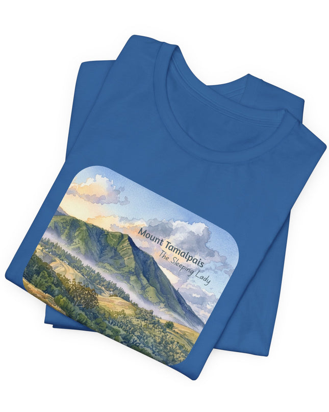"Mount Tamalpais, the Sleeping Lady" Unisex Jersey Short Sleeve Tee