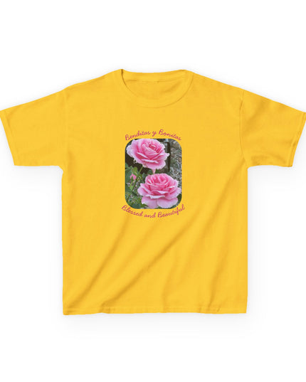 "Blessed and Beautiful" Kids Heavy Cotton Tee