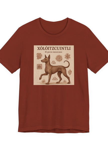 "Xoloitzcuintli - el perro mexicano" Unisex Jersey Short Sleeve Tee