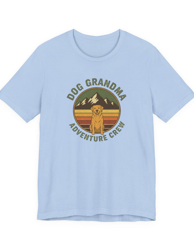 "Dog Grandma Adventure Crew" Unisex Jersey Short Sleeve Tee