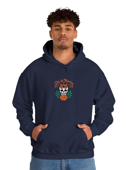"Día de Muertos" Unisex Heavy Blend Hooded Embroidered Sweatshirt