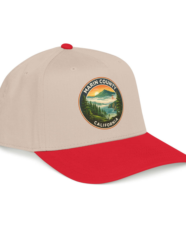 "Marin County, Above the Fog" Mid Profile Baseball Cap