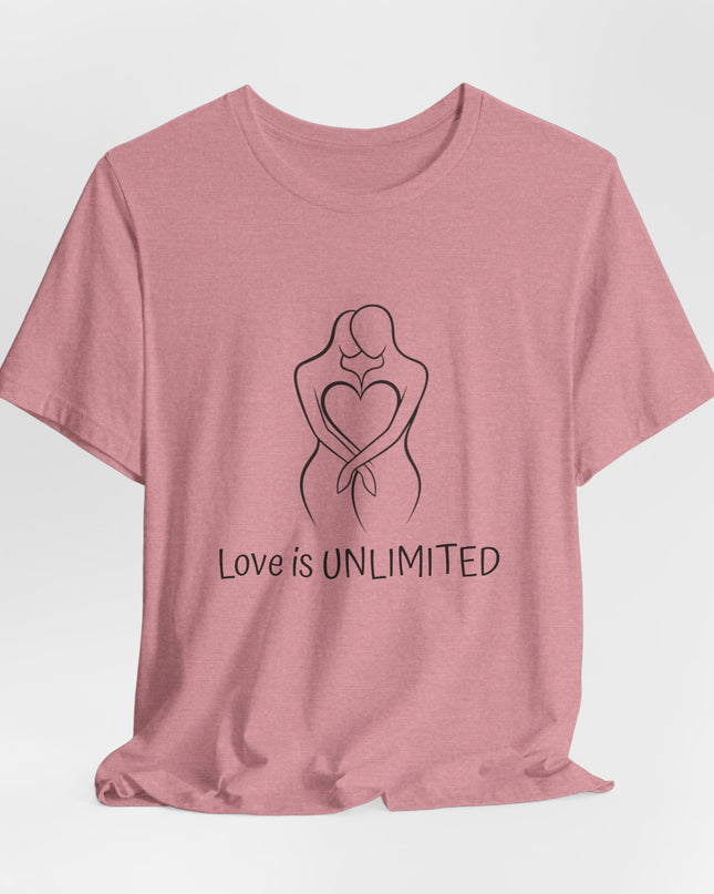 "Love is Unlimited" Unisex Jersey Short Sleeve Tee