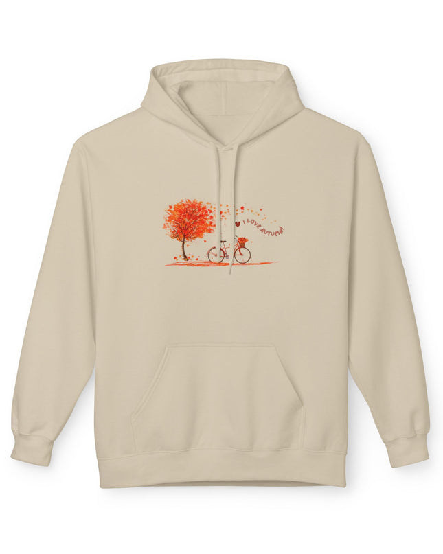 "I Love Autumn" Unisex Midweight Softstyle Fleece Hoodie