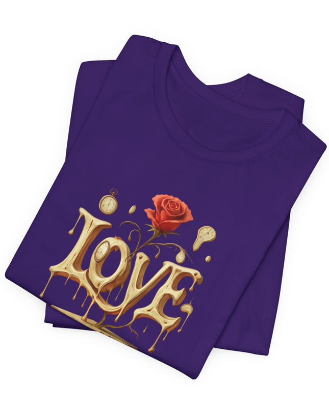 "Love - Salvador Dali Style" Unisex Jersey Short Sleeve Tee