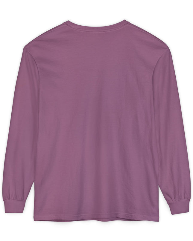 "Be the Rainbow in Someone's Dark Cloud" Unisex Garment-dyed Long Sleeve T-Shirt