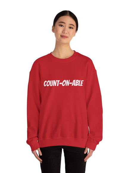 "Count-on-able" Unisex Adult Sweatshirt
