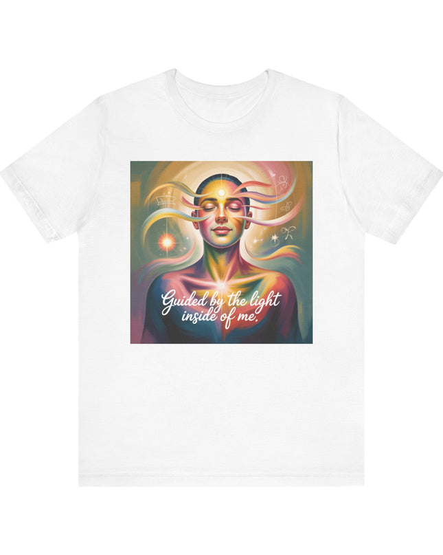 "Guided by the Light Inside of Me" Unisex Jersey Short Sleeve Tee