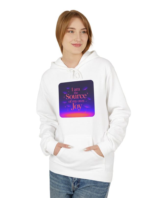 "I Am the Source of my Own Joy" Unisex Midweight Softstyle Fleece Hoodie