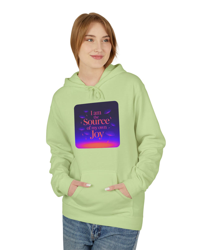 "I Am the Source of my Own Joy" Unisex Midweight Softstyle Fleece Hoodie