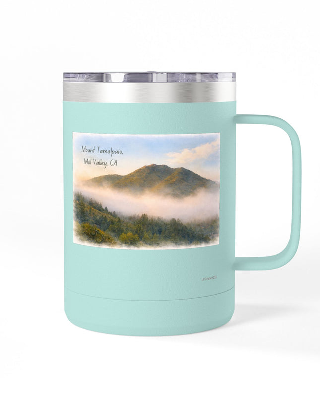 "Mount Tamalpais, Mill Valley, California" Coffee Mug Tumbler, 15oz