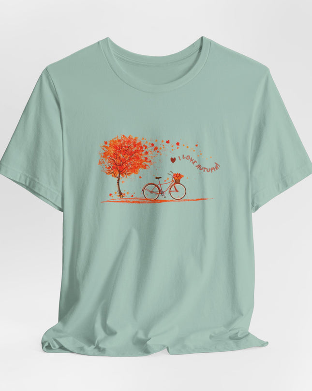 "I Love Autumn" Unisex Jersey Short Sleeve Tee