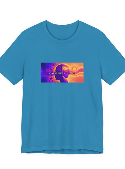 "Calm Over Chaos- Vivid" Unisex Jersey Short Sleeve Tee