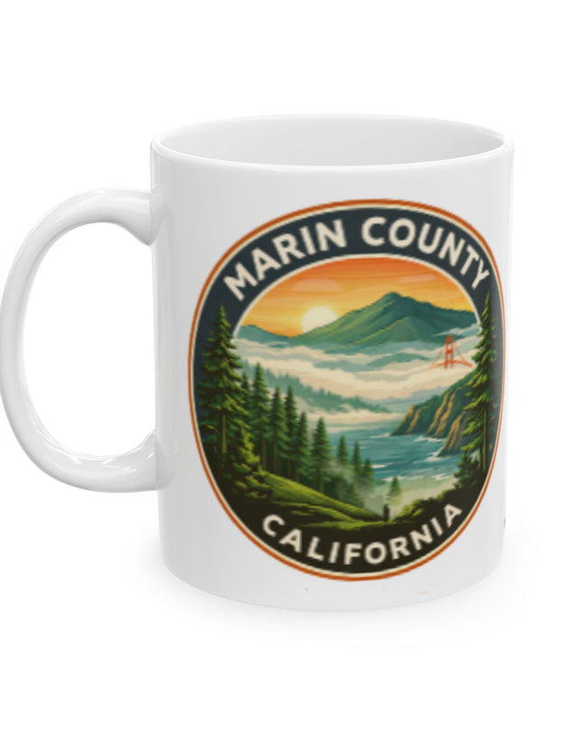 "Marin County, Above the Fog - no text" Ceramic Mug, (11oz, 15oz)