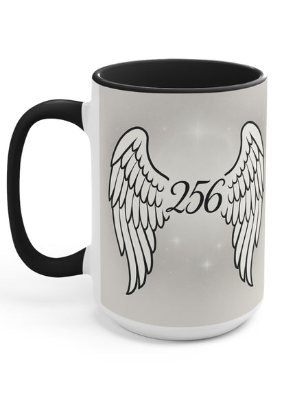 "Celestial Angel Wings 256" Accent Mug