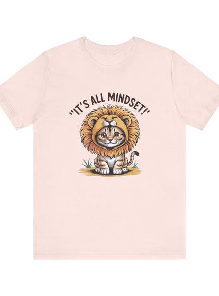 "Mindset Lion" Unisex Jersey Short Sleeve Tee