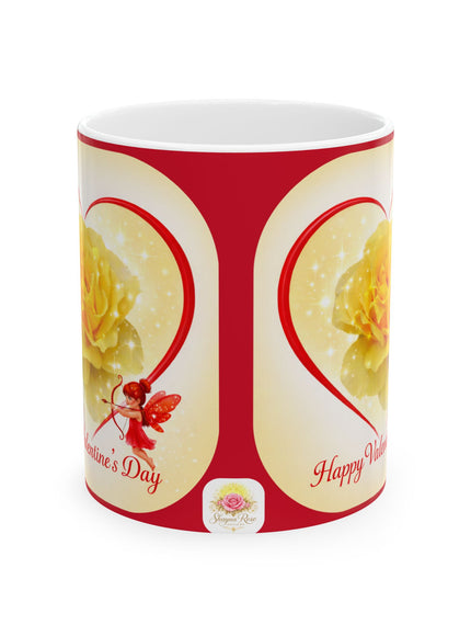 "Happy Valentine's Day" Ceramic Mug, (11oz, 15oz)
