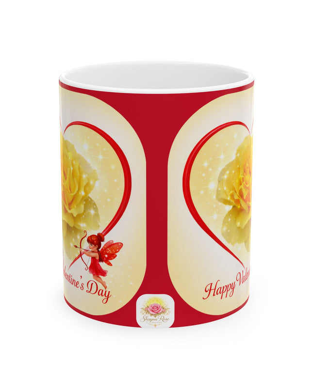 "Happy Valentine's Day" Ceramic Mug, (11oz, 15oz)