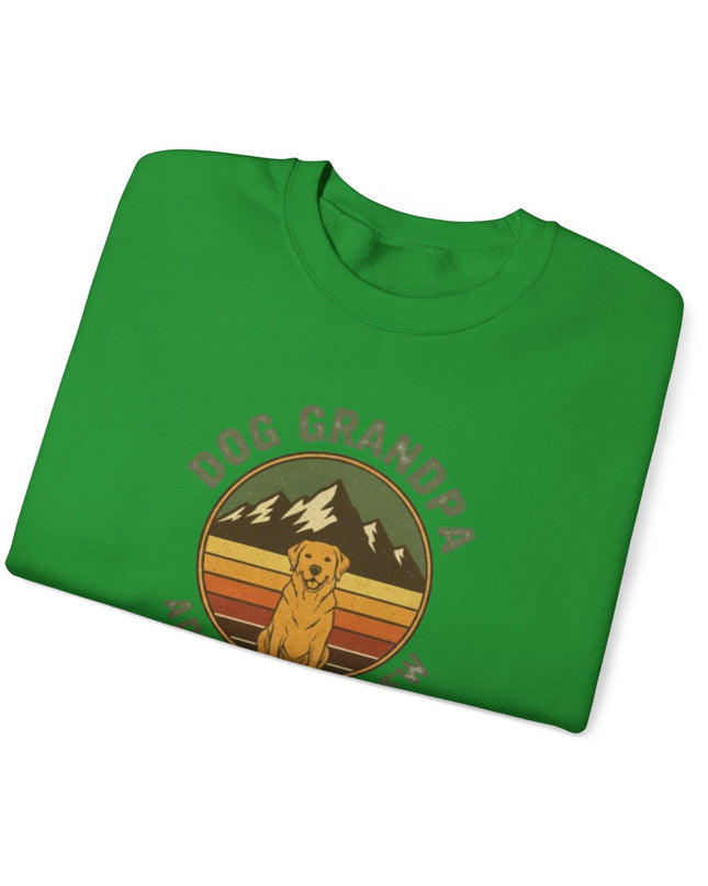"Dog Grandpa Adventure Crew" Unisex Adult Sweatshirt
