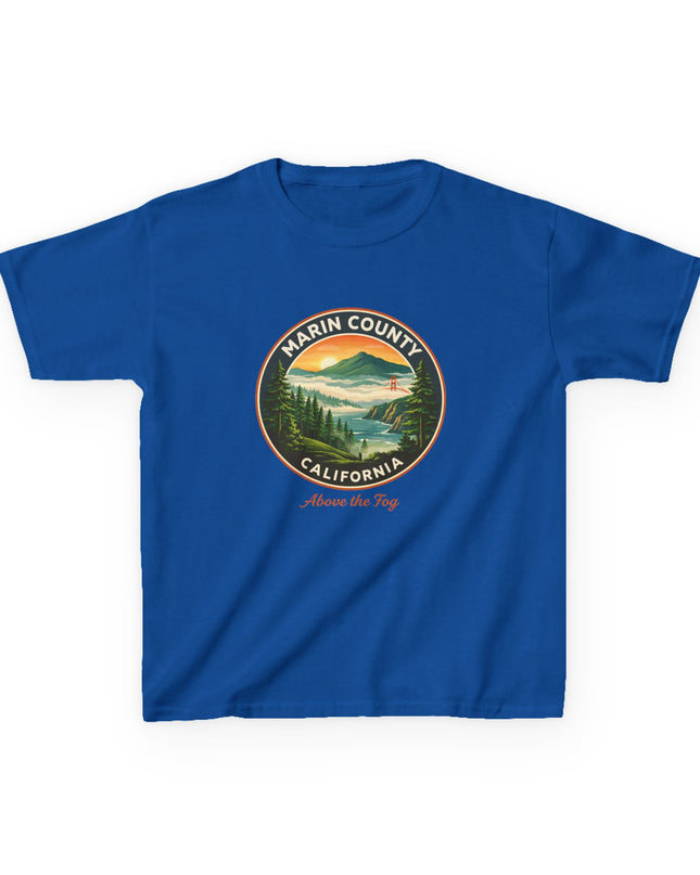 "Marin County, Above the Fog" Kids Heavy Cotton Tee