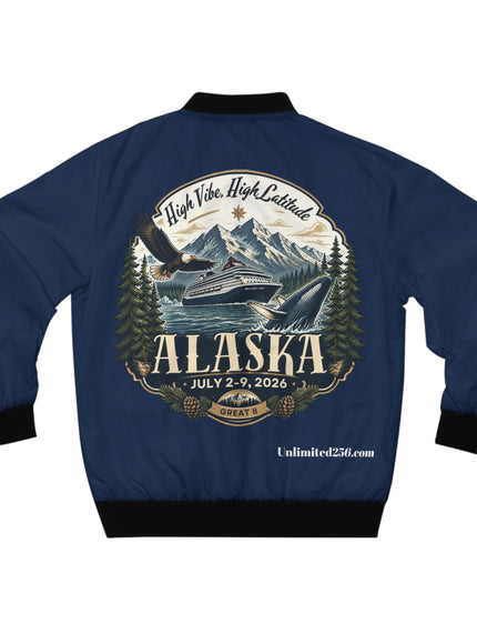 "Alaska Unlimited256.com" Men's Bomber Jacket (AOP)