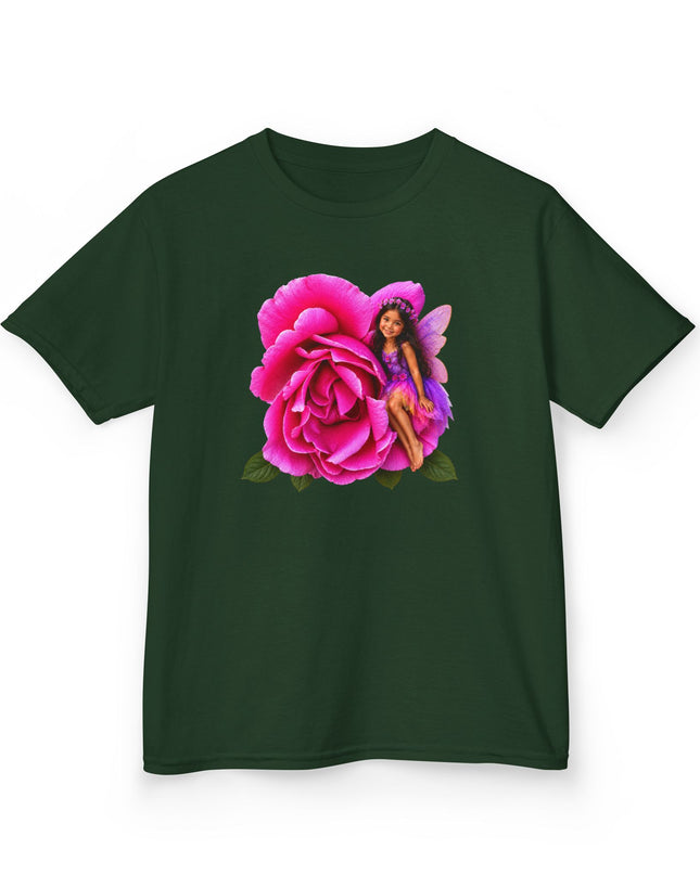 "Rose Fairy" Kids Heavy Cotton Tee