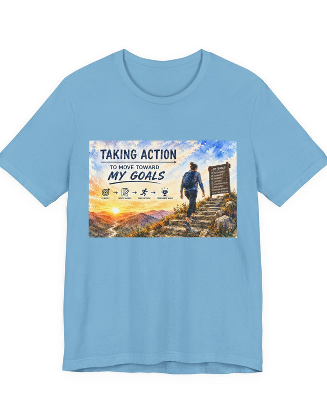 "Taking Action" Unisex Jersey Short Sleeve Tee