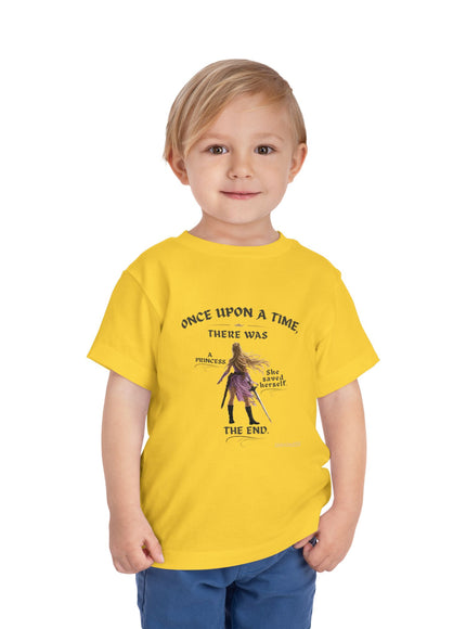 "She Saved Herself V2" Toddler Short Sleeve Tee