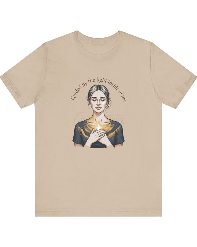 "Guided by the Light inside of Me" Unisex Jersey Short Sleeve Tee