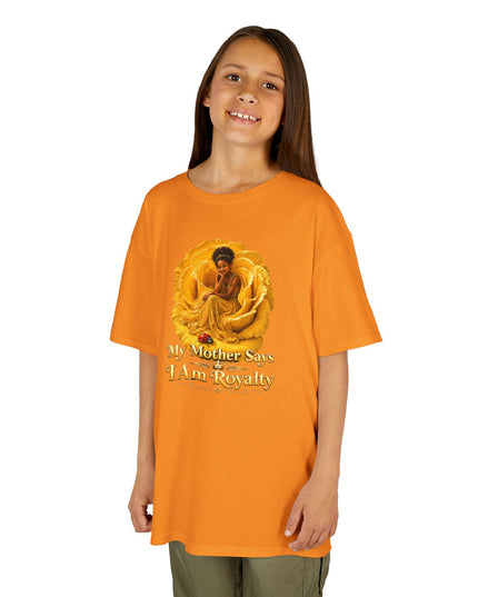 "My Mother Says I am Royalty" Kids Heavy Cotton Tee