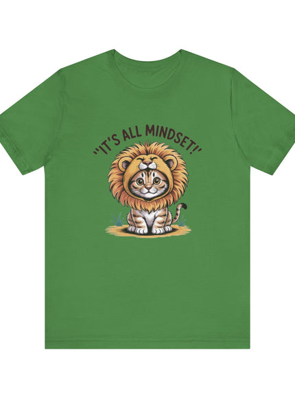 "Mindset Lion" Unisex Jersey Short Sleeve Tee