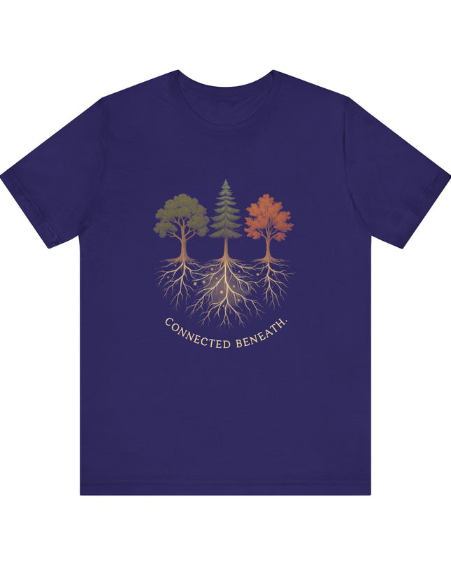 "Connected Beneath" Unisex Jersey Short Sleeve Tee