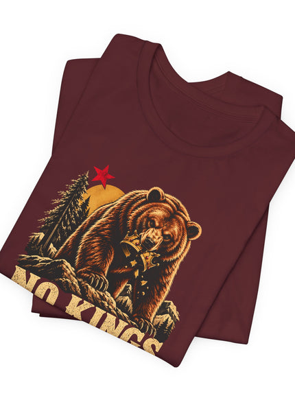 "No Kings California" Unisex Jersey Short Sleeve Tee