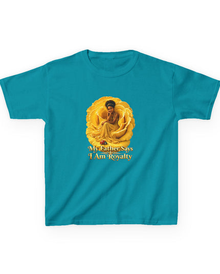 "My Father Says I am Royalty" Kids Heavy Cotton Tee