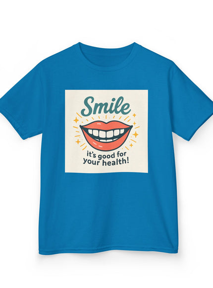 "Smile" Kids Heavy Cotton Tee
