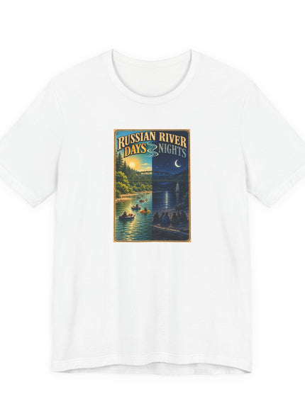 "Russian River Days, Russian River Nights" Unisex Jersey Short Sleeve Tee