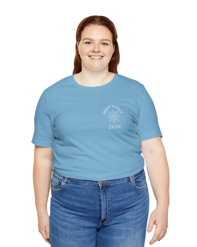 "Hirst Family" (Ink both sides) Unisex Jersey Short Sleeve Tee