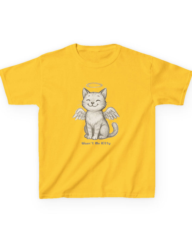 "Wasn't Me Kitty" Kids Heavy Cotton Tee