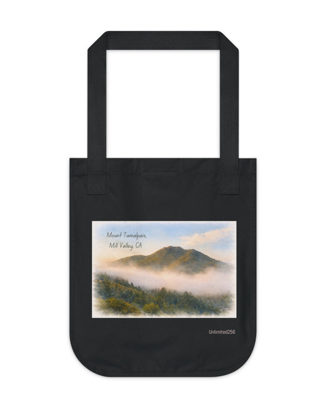 "Mount Tamalpais, Mill Valley, California" Organic Canvas Tote Bag