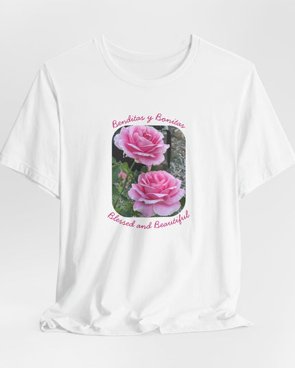 "Blessed and Beautiful" Unisex Jersey Short Sleeve Tee