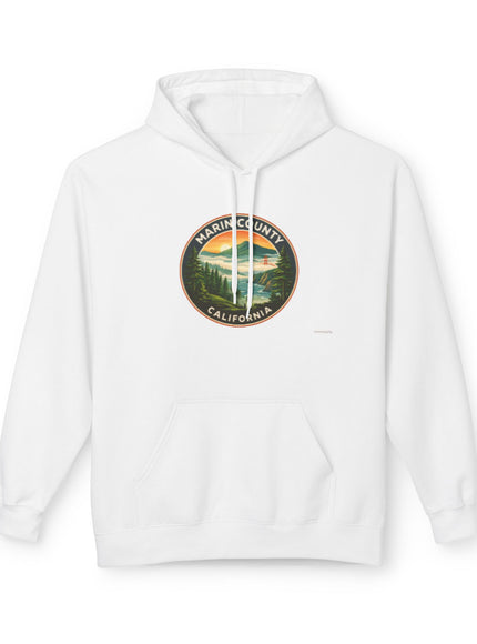 "Marin County, Above the Fog - no text" Unisex Midweight Softstyle Fleece Hoodie