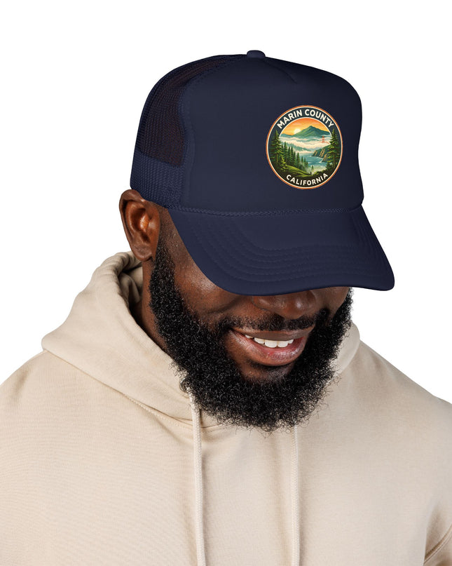 "Marin County, Above the Fog" Foam Trucker Hat